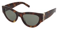 Occhiali da sole Saint Laurent Donna SL M94003 HAVANA HAVANA GREEN53 - SL M94003 HAVANA HAVANA GREEN53